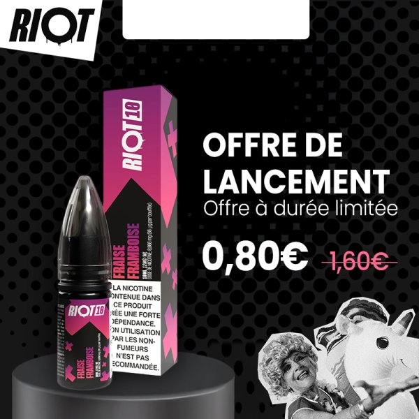Fraise Framboise 10ml - Riot 10 by Riot Fraise Framboise 10ml - Riot 10 by Riot