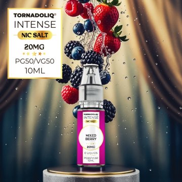 Mixed Berry Nic Salts 20mg 10ml - Intense by Tornadoliq