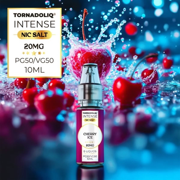 Cherry Ice Nic Salts 10ml - Intense by Tornadoliq