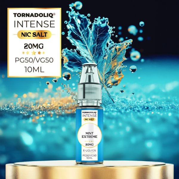Mint Extreme Nic Salts 10ml - Intense by Tornadoliq