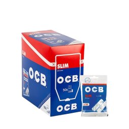 Présentoir Filtres Slim Blancs 6mm (50 Sachets) - OCB
