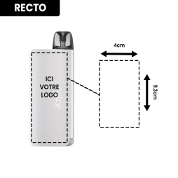 Kit dotPod Go 2ml 3000mAh Silver Customized - Dotmod