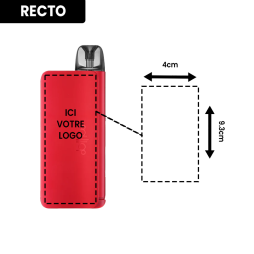 Kit dotPod Go 2ml 3000mAh Red Customized - Dotmod