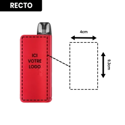 Kit dotPod Go 2ml 3000mAh Red Customized - Dotmod