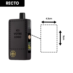 Kit DotPod Max V1.5 5ml 2100mAh Black Personnalisé - Dotmod