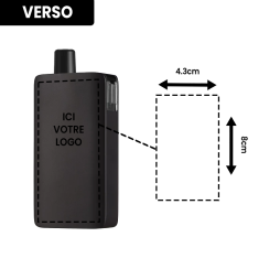 Kit DotPod Max V1.5 5ml 2100mAh Black Personnalisé - Dotmod