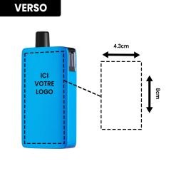 Kit DotPod Max V1.5 5ml 2100mAh Royal Blue Personnalisé - Dotmod