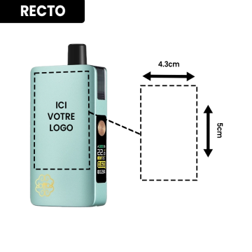 Kit DotPod Max V1.5 5ml 2100mAh Tiffany Blue Personnalisé - Dotmod