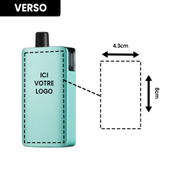 Kit DotPod Max V1.5 5ml 2100mAh Tiffany Blue Personnalisé - Dotmod