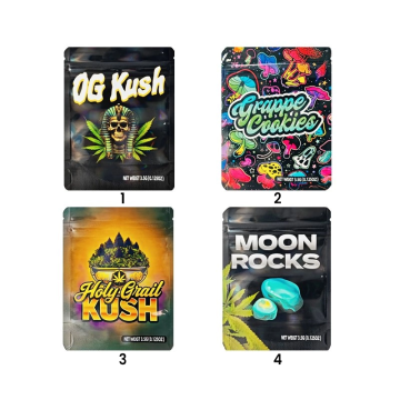 Moon Grass Snap-Closing Pouch 12.5x9.5cm