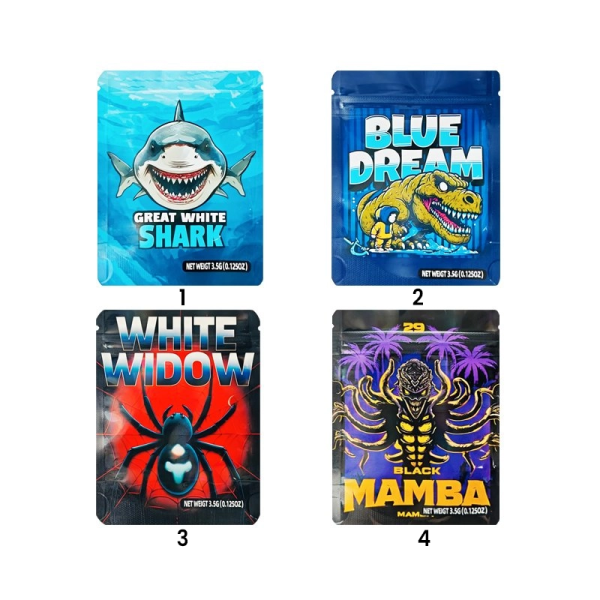 Wild Snap-Closing Pouch (50pcs) 12.5x9.5cm