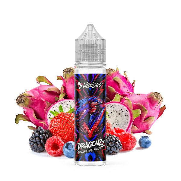 Dragon Fruits Rouges 0mg 50ml - Liquideo Dragonzz