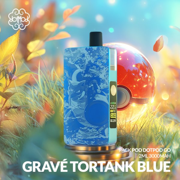 Pack DotPod Max V1.5 5ml 2100mAh Gravé Tortank Blue - Dotmod
