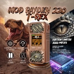 Mod Rayden 220 T-Rex Limited Edition 3000pcs - BD Vape