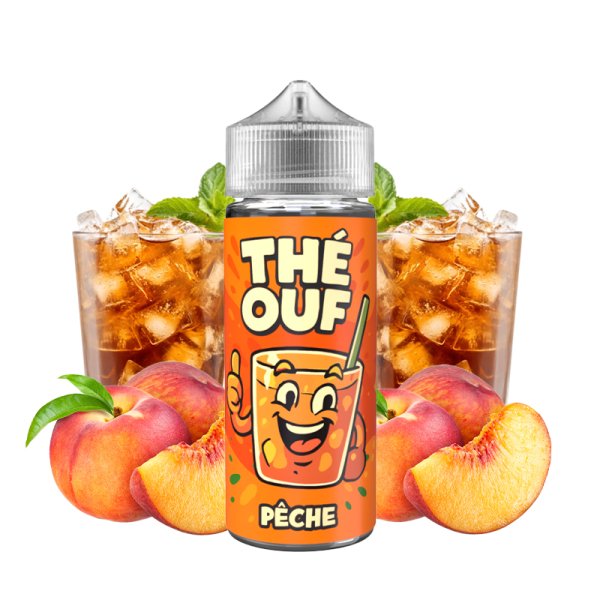 Pêche 0mg 100ml - Thé Ouf