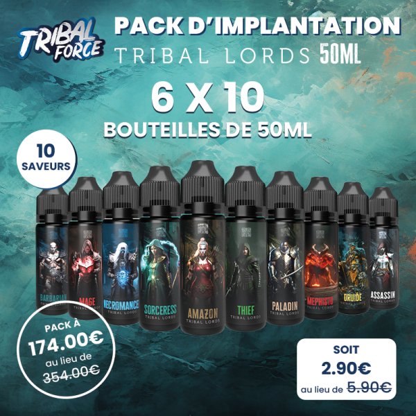 Tribal Lords Implantation Pack 50ml (60pcs) - Tribal Force