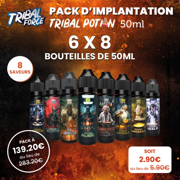 Pack d'Implantation Tribal Potion 50ml (48pcs) - Tribal Force