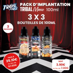 Pack d'Implantation Tribal Movie 100ml (9pcs) - Tribal Force