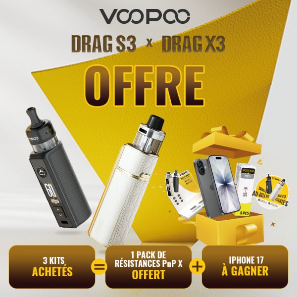 [Offer] Buy 3 Drag X3 PnP X Pod Packs, Get 1 Box of PnP X 0.15Ω Coils Free - Voopoo