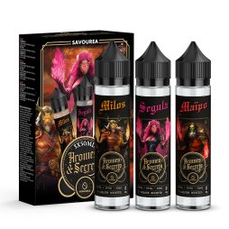 Tripack (Milos/Segula/Maïpo) 0mg 50ml - Arômes & Secrets by Savourea