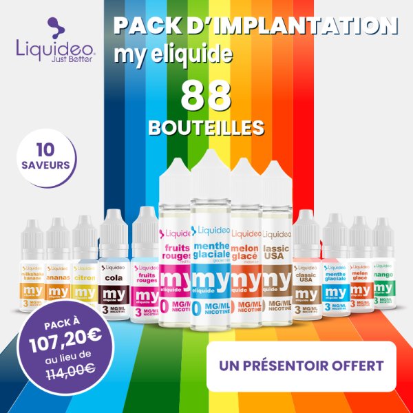 [Pack] Offre d'implantation My E-liquide - Liquideo
