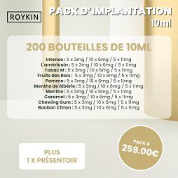 Pack d'implantation 10ml (200pcs) - Roykin