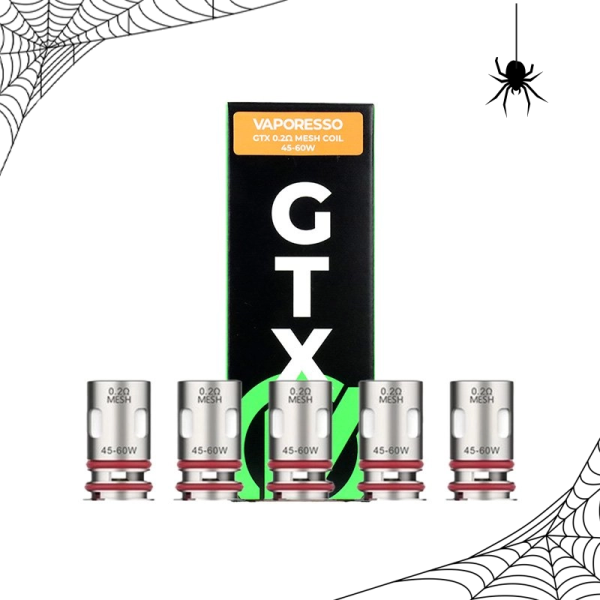 Coils GTX V2 0.15/0.2/0.3/0.4/0.6/0.8/1.2Ω (5pcs) - Vaporesso