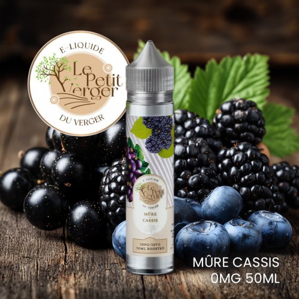 Mûre Cassis 0mg 50ml - Le Petit Verger by Savourea