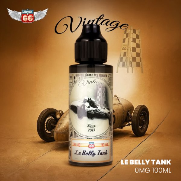 Le Belly Tank 0mg 100ml - Vintage by Juice 66