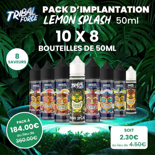 Pack d'Implantation Lemon Splash 50ml (80pcs) - Tribal Force