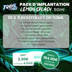 Lemon Splash Implantation Pack 50 ml (90pcs) - Tribal Force
