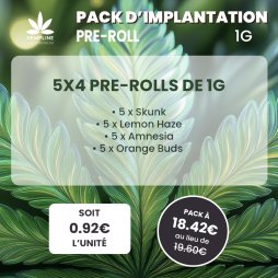 [Pack] Pre-roll (1g) (20pcs) - Hempline