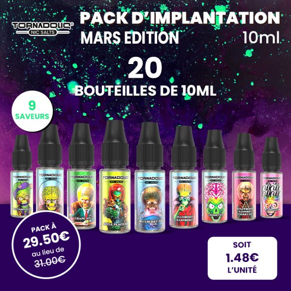 [Pack] Tornadoliq Mars Edition 20mg (20pcs)