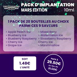 [Pack] Tornadoliq Mars Edition 20mg (20pcs)