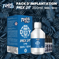 Kit DIY 50PG / 50VG 3/6mg 200ml - Tribal Force