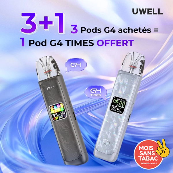 3 Caliburn G4 pod kits purchased, 1 Caliburn G4 Pod Pack Free - Uwell [Offer]
