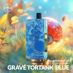 Kit DotPod Max V1.5 5ml 2100mAh Engraved Tortank Blue - Dotmod
