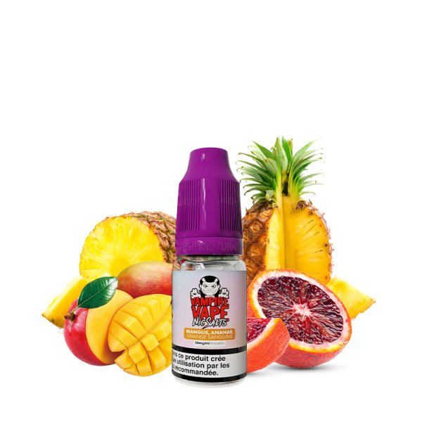 Mangue Ananas Orange Sanguine Nic Salt 10ml - Vampire Vape