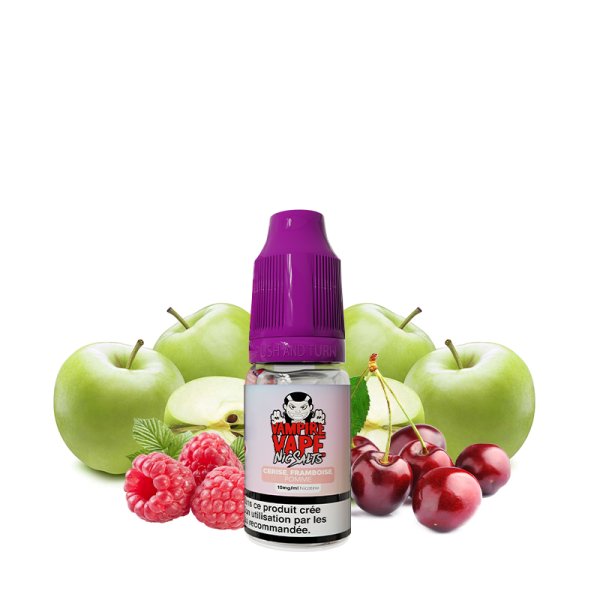 [Destock] Cerise Framboise Pomme Nic Salt 10ml - Vampire Vape