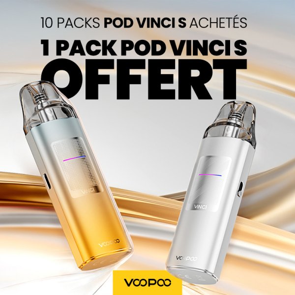 [Offer] Buy 10 Vinci S Pod Packs, Get 1 Vinci S Pod Pack Free - Voopoo