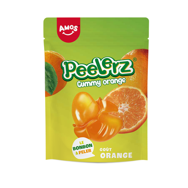 Bonbons Peelerz Orange 120g - Amos
