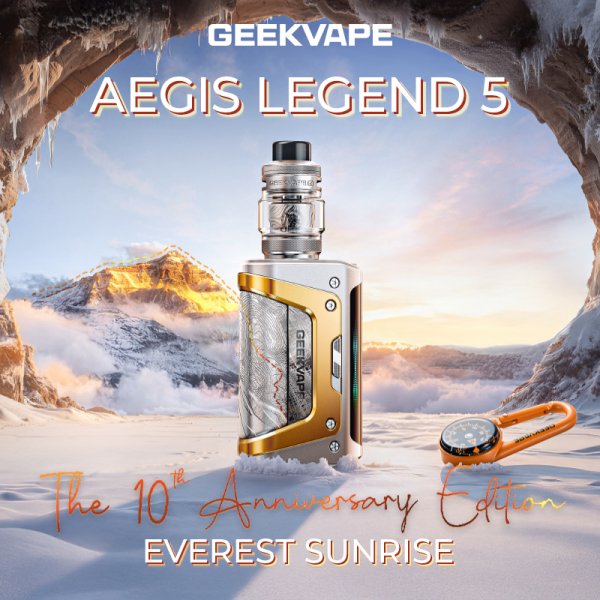 [Sample] Pack Aegis Legend 5 Everest Sunrise Edition - Geekvape