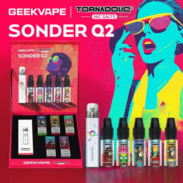 [Offer] Gift Box Pod Sonder Q2 (Random Colors) - Geekvape X Tornadoliq