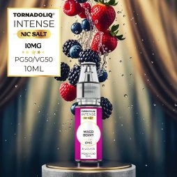 Mixed Berry Nic Salts 20mg 10ml - Intense by Tornadoliq