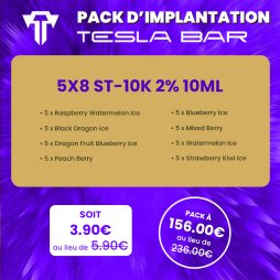MT-10K 2% 10 ml Implementation Pack - Tesla Bar by Teslacigs