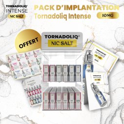 Pack d'Implantation E-liquides Nic Salts 10mg 10ml (120pcs) - Intense by Tornadoliq