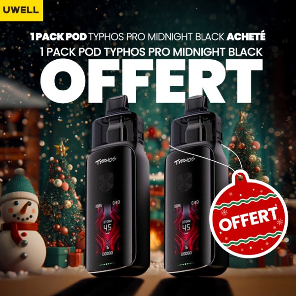 [Offer] Buy 1 Typhos Pro Midnight Black Pod Kit, Get 1 Typhos Pro Midnight Black Pod Kit Free - Uwell