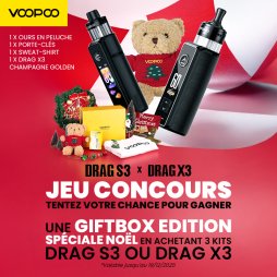 [Offer] Buy 3 Drag X3 Pod Kits, 1 Chance to Win a Special Christmas Gift Box - Voopoo