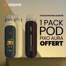 [Offre] 2 Packs Pod Pixo Achetés, 1 Pack Pod Pixo Aura Offert - Aspire