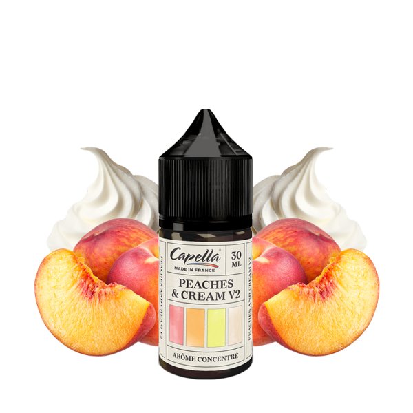 Concentré Peaches & Cream v2 30ml - Capella